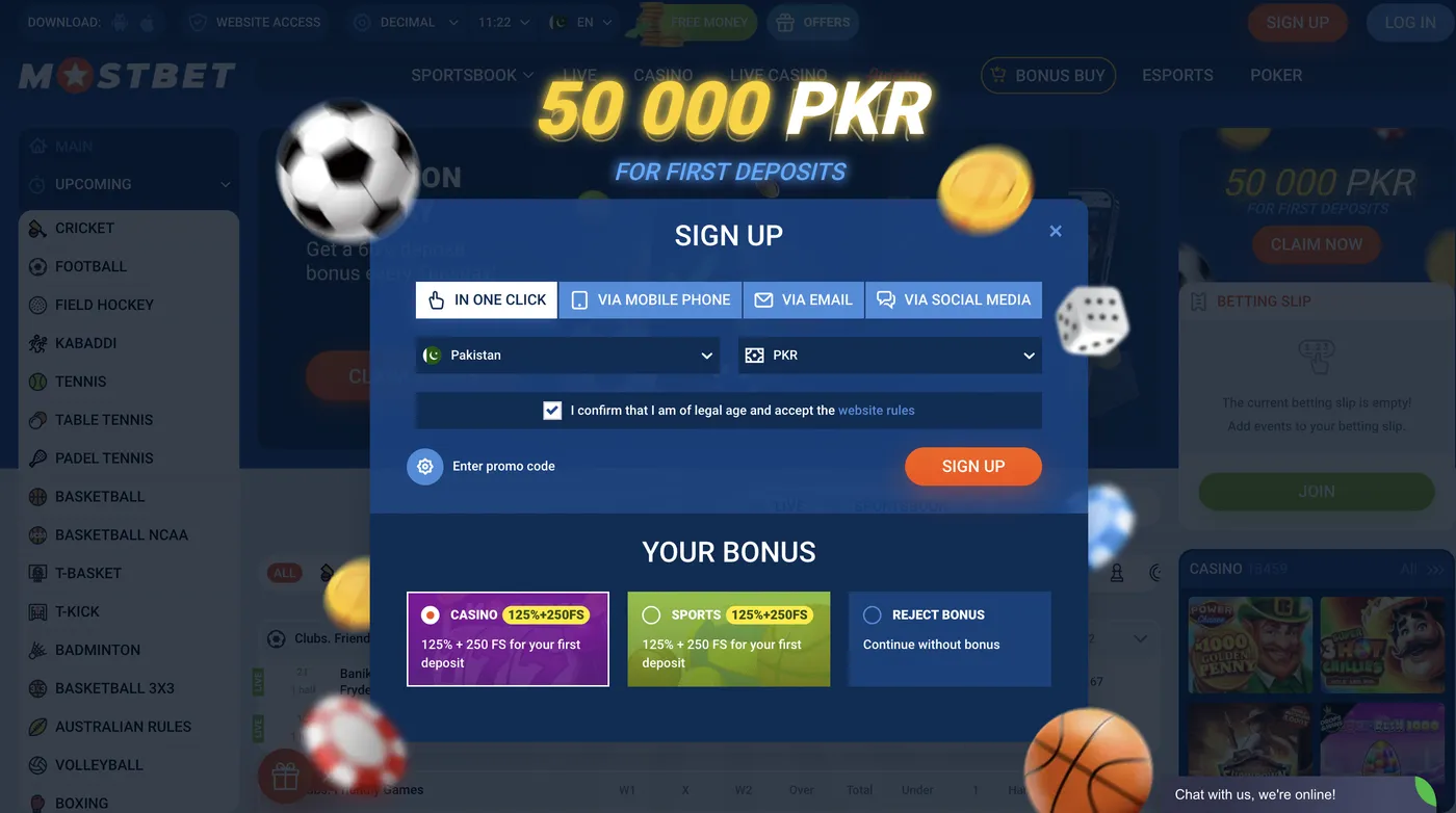 How to Register a Mostbet Account in Pakistan